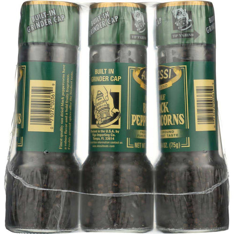 Alessi Large Black Peppercorn Grinder, 2.64 Ounce -- 6 per case.