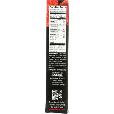 Amore Sun-Dried Tomato Paste, 2.8 Ounce Each -- 12 Per Case.