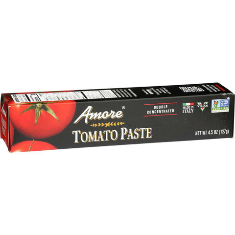 Amore Italian Tomato Paste - Tube, 4.5 Ounce -- 12 per case.