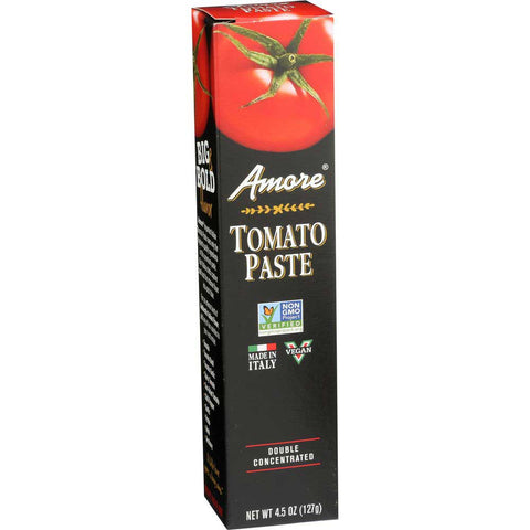 Amore Italian Tomato Paste - Tube, 4.5 Ounce -- 12 per case.