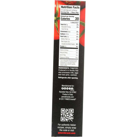Amore Italian Tomato Paste - Tube, 4.5 Ounce -- 12 per case.