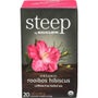 Steep by Bigelow Organic Rooibos Hibiscus Herbal Tea - 20 tea bags per pack -- 6 packs per case