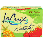 LaCroix Natural Pineapple Fraise Strawberry Sparkling Water, 12 Fluid Ounce - 8 Count per pack -- 3 packs per case