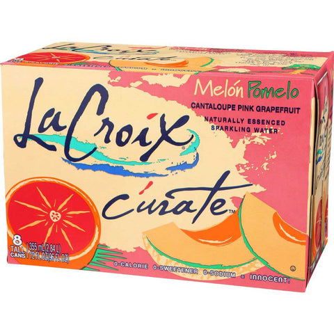 Lacroix Natural Melon Pomelo Sparkling Water, 12 Fluid Ounce -- 24 per case