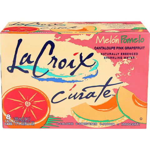 Lacroix Natural Melon Pomelo Sparkling Water, 12 Fluid Ounce -- 24 per case