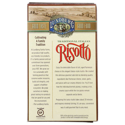 Lundberg Creamy Parmesan Risotto, 5.5 Ounce -- 6 per case.