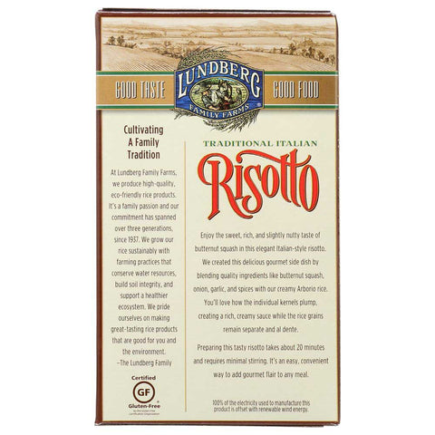 Lundberg Farms Butternut Squash Risotto, 5.8 Ounce -- 6 per case.