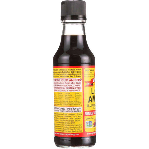 Bragg Liquid Aminos, 10 Fluid Ounce -- 12 per case.
