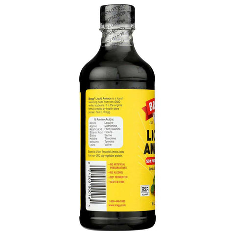 Bragg Liquid Aminos All Purpose Seasoning, 16 Ounce -- 12 per case.