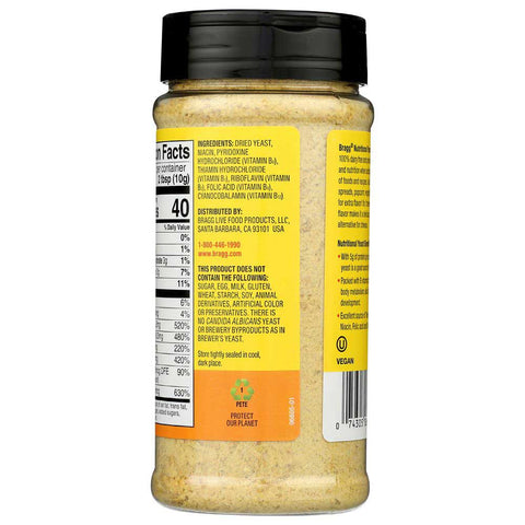 Bragg Premium Nutritional Yeast Seasoning, 4.5 Ounce -- 12 per case.