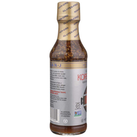 San-J Korean BBQ Marinade and Stir Fry Sauce, 10 Fluid Ounce -- 6 per case