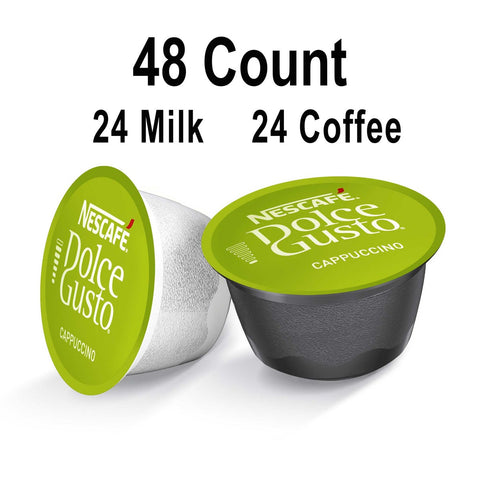 Nescafe Dolce Gusto Cappuccino, 0.41 Ounce -- 3 per case.