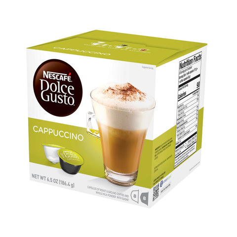 Nescafe Dolce Gusto Cappuccino, 0.41 Ounce -- 3 per case.