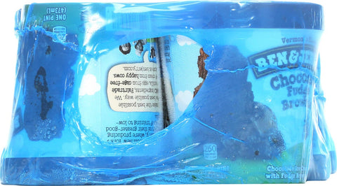 Ben and Jerrys Chocolate Fudge Brownie Ice Cream, 1 Pint -- 8 per case