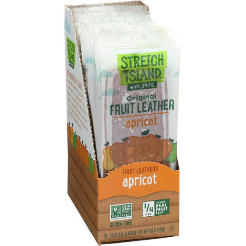 Stretch Island Abundant Apricot Fruit Leather, 0.5 Ounce -- 30 per case.