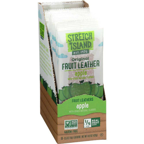 Stretch Island Autumn Apple Fruit Leather, 0.5 Ounce -- 30 per case.