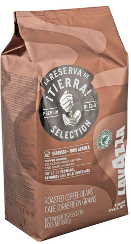 Lavazza De Tierra Selection Intenso Roasted Coffee Beans Espresso, 2.2 Pound -- 6 per case