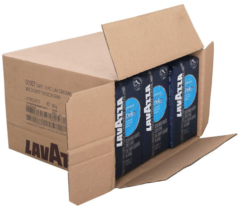 Lavazza Dek Bar Decaffeinated Beans Coffee, 500 Gram -- 12 per case