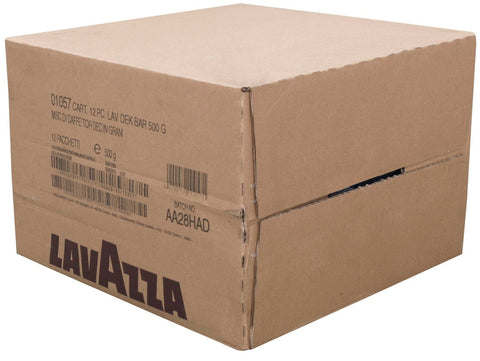 Lavazza Dek Bar Decaffeinated Beans Coffee, 500 Gram -- 12 per case