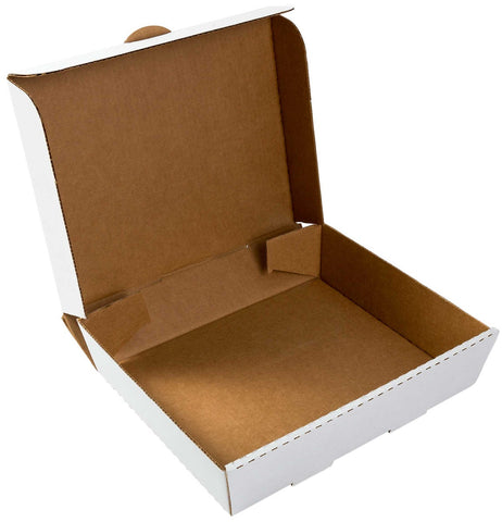 Royal White Half Pan Corrugated Catering Box, 13 x 10 7/8 x 3 inch -- 50 per case.