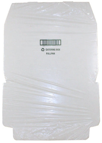 Royal White Full Pan Corrugated Catering Box, 21 x 3 x 3 inch -- 50 per case.