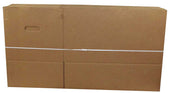 Royal Kraft Corrugated Carry Out Box with Handle, 22 x 13 x 12 1/2 inch -- 25 per case.