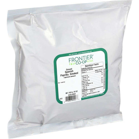 Frontier Herb Smoked Spanish Paprika Powder, 1 Pound.