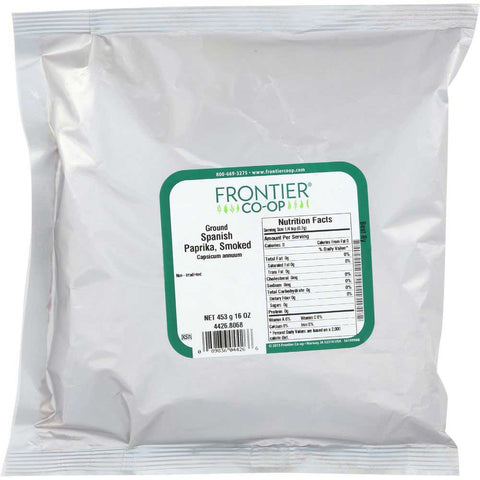 Frontier Herb Smoked Spanish Paprika Powder, 1 Pound.