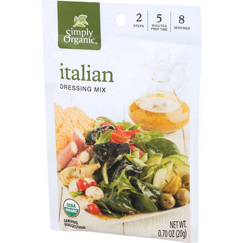Simply Organic Italian Salad Dressing Mix, 0.7 Ounce -- 12 per case.