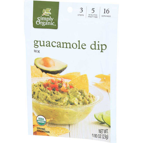 Simply Organic Guacamole Dip Mix, 0.8 Ounce -- 12 per case.