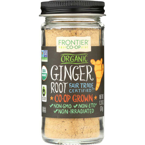 Frontier Herb Organic Ginger Root Powder, 1.31 Ounce.