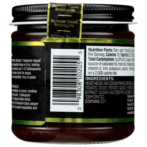 Better Than Bouillon Seasoned Vegetable Base, 8 Ounce -- 6 per case