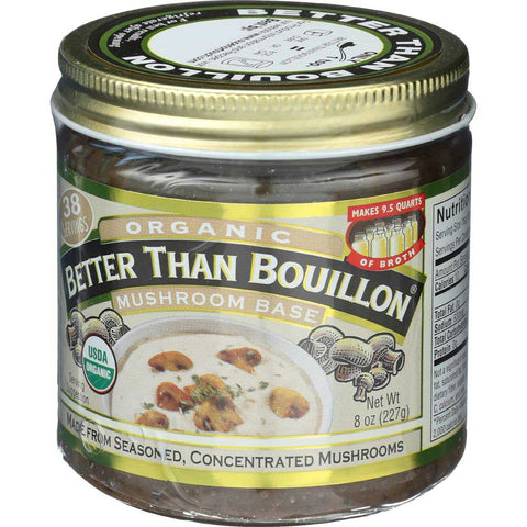 Better Than Bouillon Organic Mushroom Base, 8 Ounce -- 6 per case.