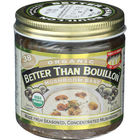Better Than Bouillon Organic Mushroom Base, 8 Ounce -- 6 per case.