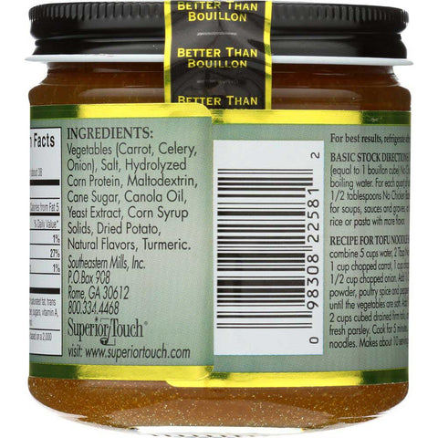 Betterthan Bouillon Vegetarian, Non Chicken Base, 8 Ounce -- 6 per case.