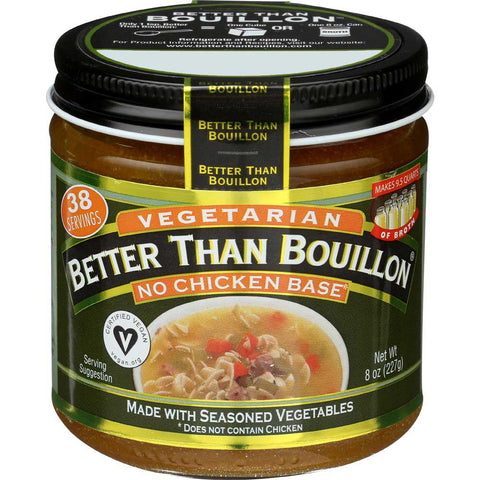 Betterthan Bouillon Vegetarian, Non Chicken Base, 8 Ounce -- 6 per case.