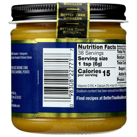Betterthan Reduced Sodium All Natural Chicken, 8 Ounce -- 6 per case.