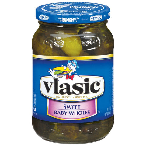 Vlasic Sweet Whole Pickle, 16 Ounce -- 12 Case