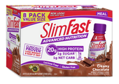 Slimfast Advanced Ready To Drink Creamy Milk Chocolate, 11 Fluid Ounce -- 24 per case.