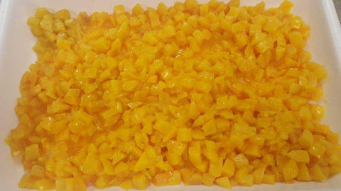 Carbotrol Diced Peach, 105 Ounce -- 6 per case