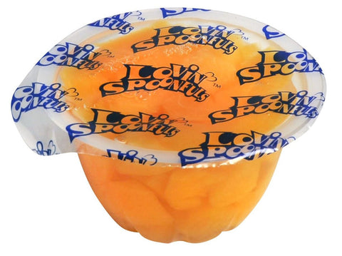 Leahy IFP Lovin Spoonfuls Diced Peach Fruit, 4 Ounce -- 72 per case.
