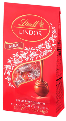 Lindt and Sprungli Milk Chocolate Truffles, 5.1 Ounce -- 6 per case