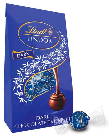 Lindt and Sprungli Lindor Dark Chocolate Truffles , 5.1 Ounce Bag -- 6 per case