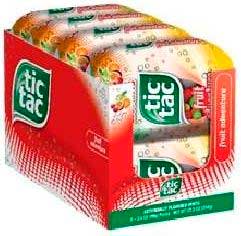 Tic Tac Mint Candy - Fridge Pack, 3.4 Ounce -- 48 per case