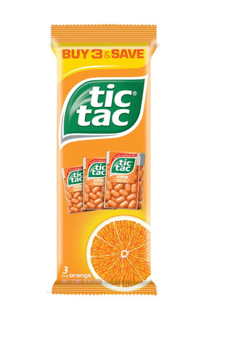 Tic Tac Orange Candy, 3 Ounce -- 24 per case