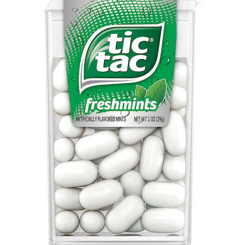 Tic Tac Freshmint Candy, 1 Ounce -- 288 per case.