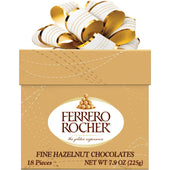 Ferrero Rocher Fine Hazelnut Chocolate Cube, 7.9 Ounce, 18 per cube -- 4 per case