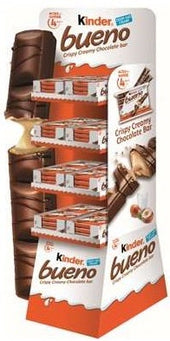 Kinder Joy Creamy Crispy Chocolate Bar, 1.5 Ounce - Floorstand -- 64 per case