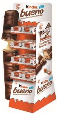 Kinder Joy Creamy Crispy Chocolate Bar, 1.5 Ounce - Floorstand -- 64 per case