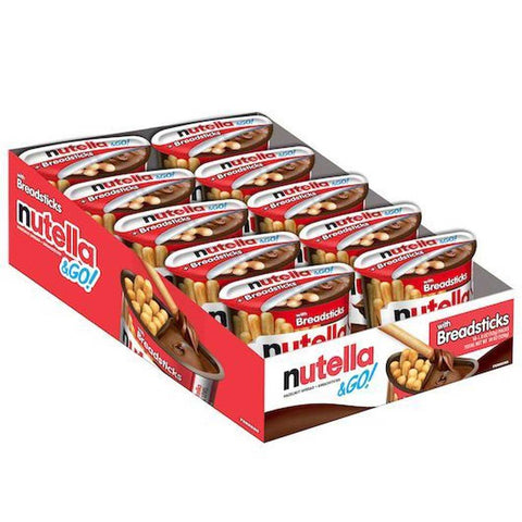 Nutella and Go Hazelnut Spread and Breadsticks, 18 Ounce -- 4 per case